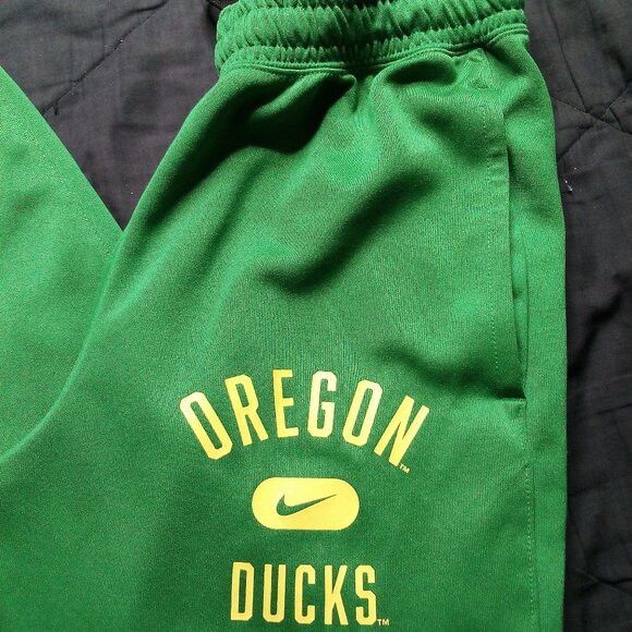 NCAA × Nike Nike Dri-Fit Oregon Ducks Sweat Pants Joggers Trainers Size US 30 / EU 46 - 2 Thumbnail