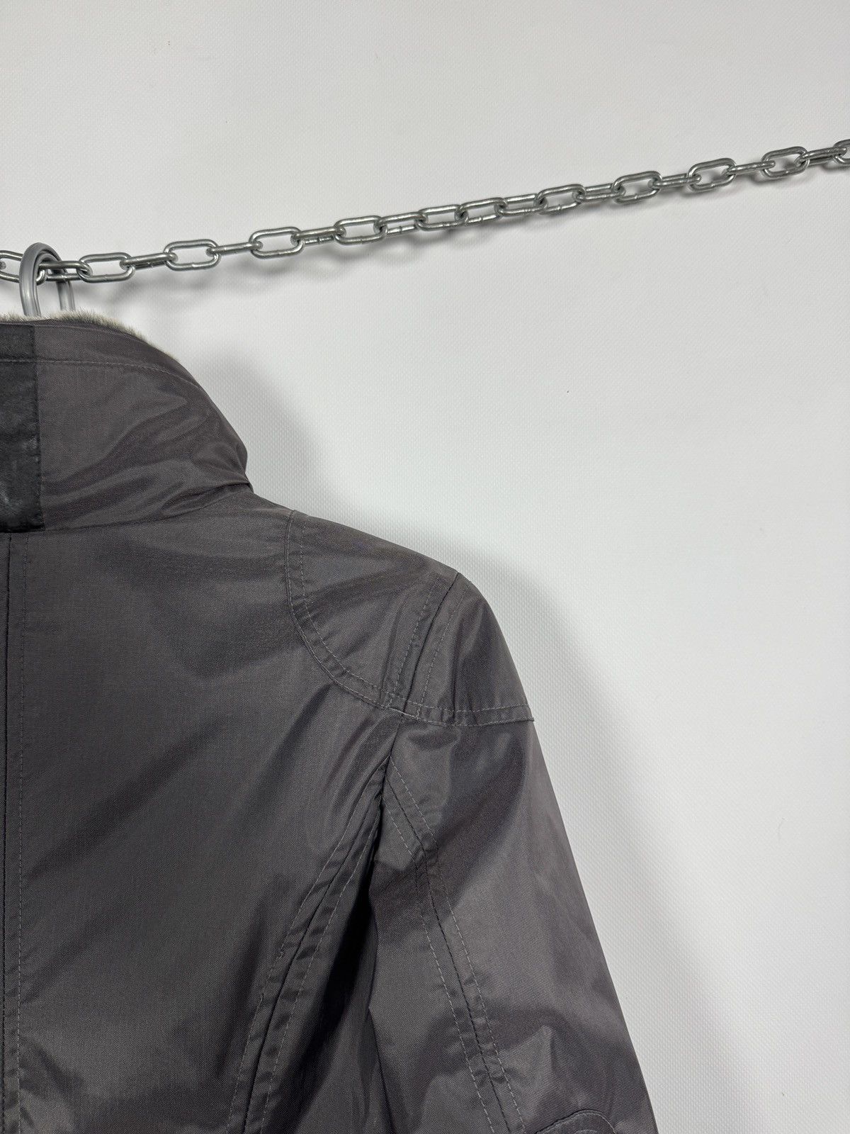Belstaff Belstaff Faux Fur Trim Lined Biker Moto Nylon Jacket Size 12 Size M / US 6-8 / IT 42-44 - 13 Thumbnail