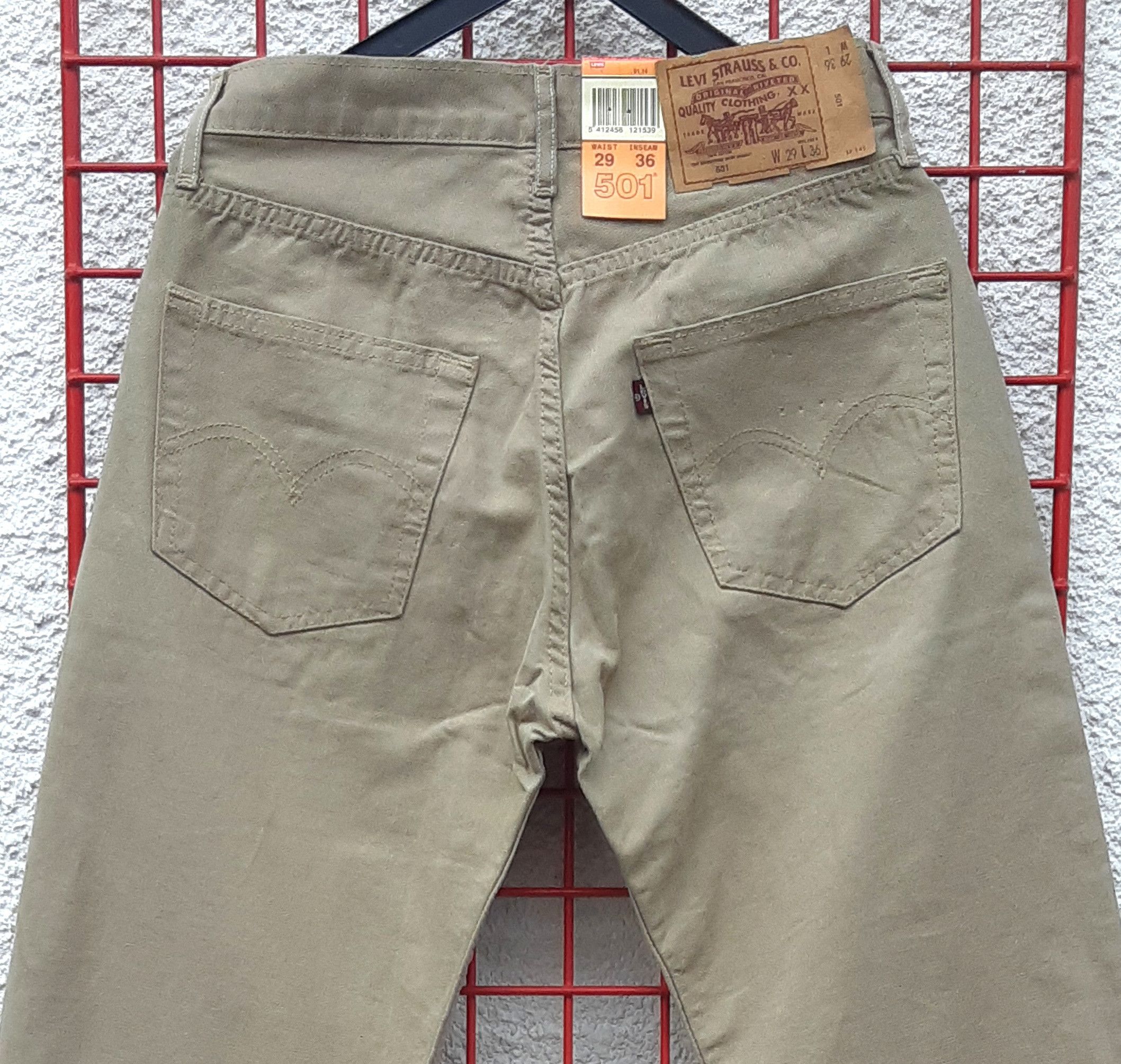 Levi's Vintage 90s LEVIS'S 501 Original Fit USA size W29/L36 NWT Size 29" - 2 Thumbnail