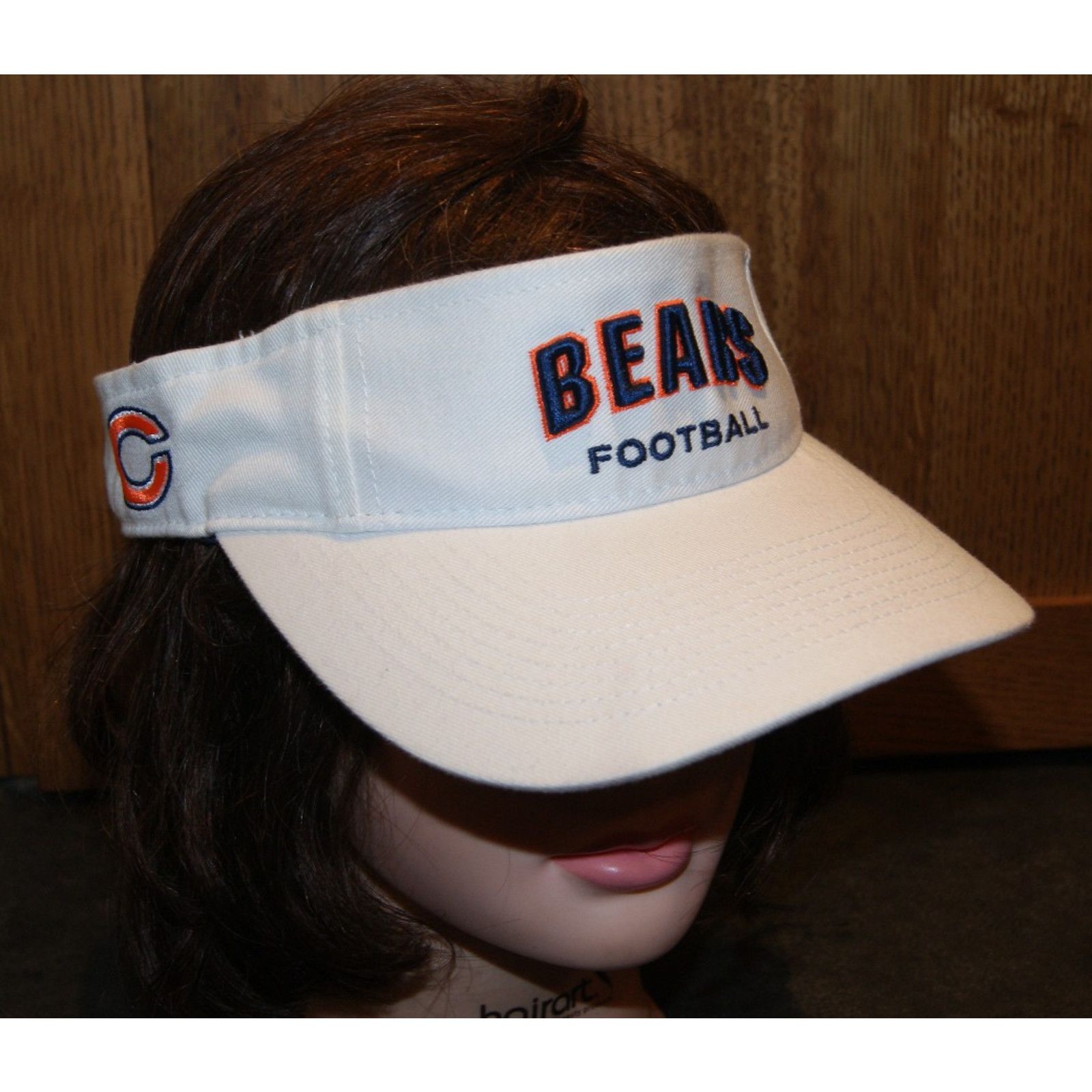 Reebok VTG Chicago Bears Visor Hat Cap Reebok NFL Pro Line Spell Size ONE SIZE - 1 Thumbnail