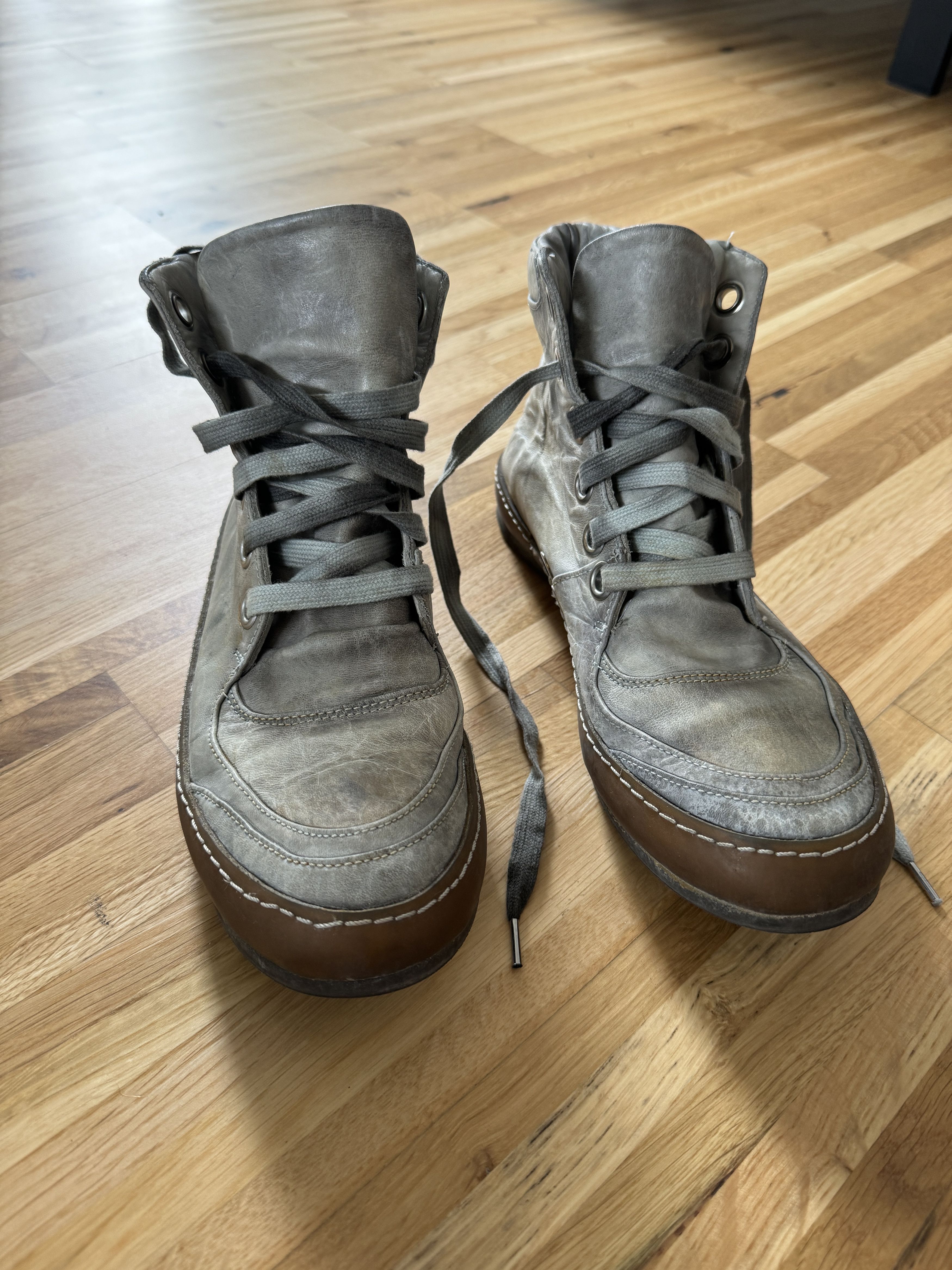 A Diciannoveventitre × A1923 *NEW* BURNT ORANGE CAVALLO SNEAKERS 