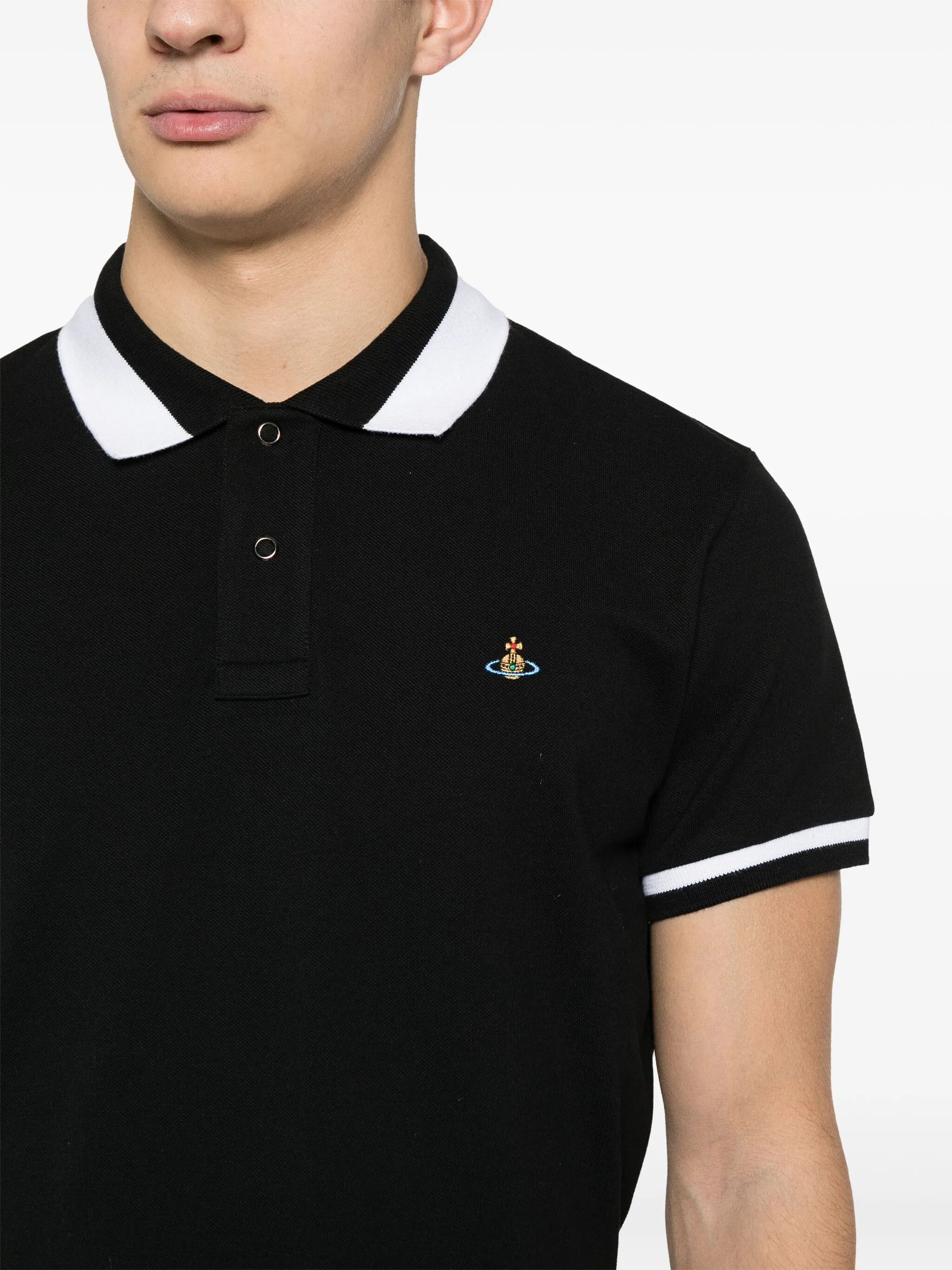 Vivienne Westwood o1f1d3z0525 Polo Shirt in Black Size US M / EU 48-50 / 2 - 5 Thumbnail