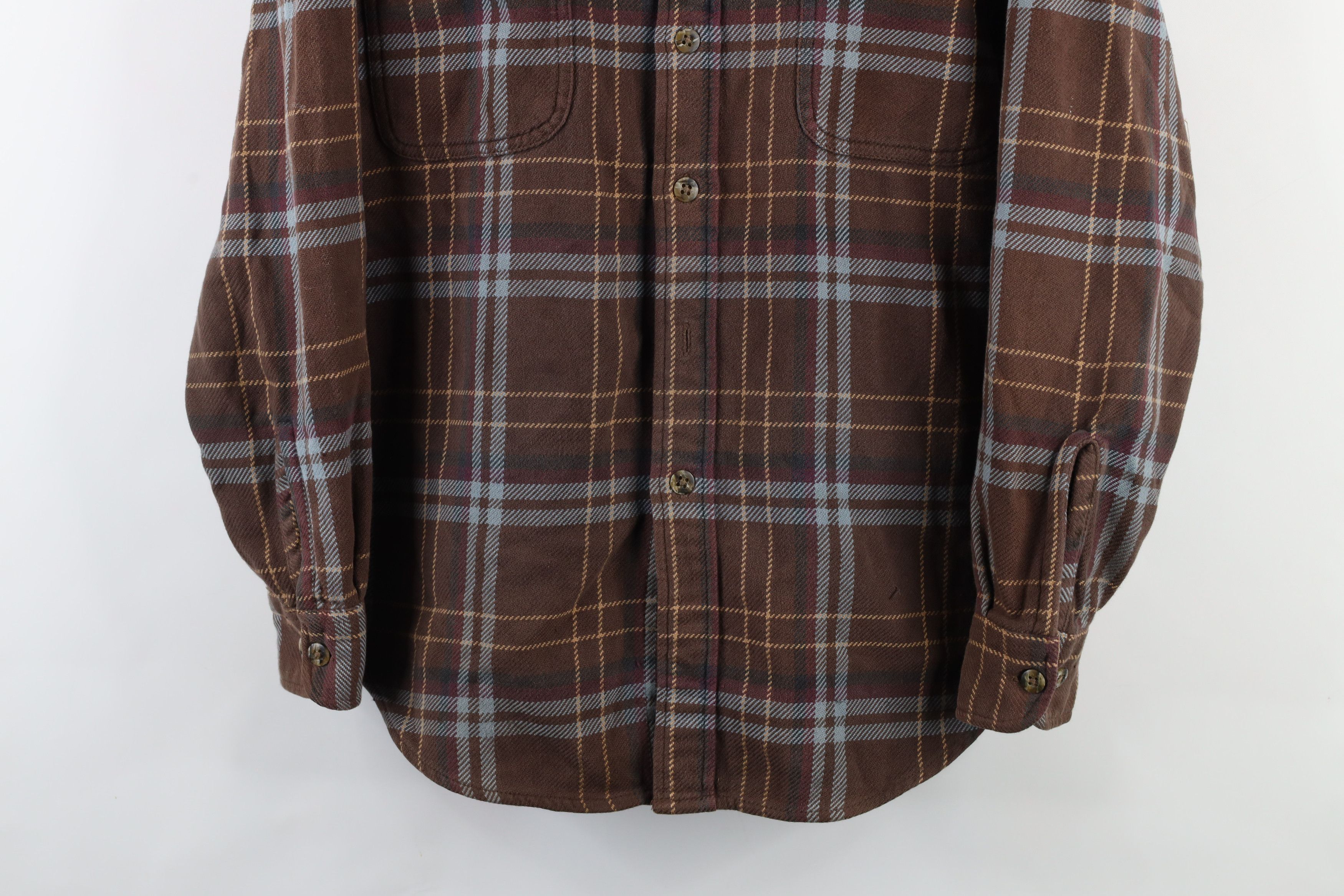 Vintage Vintage 90s Streetwear Heavyweight Flannel Button Shirt Size US M / EU 48-50 / 2 - 3 Thumbnail