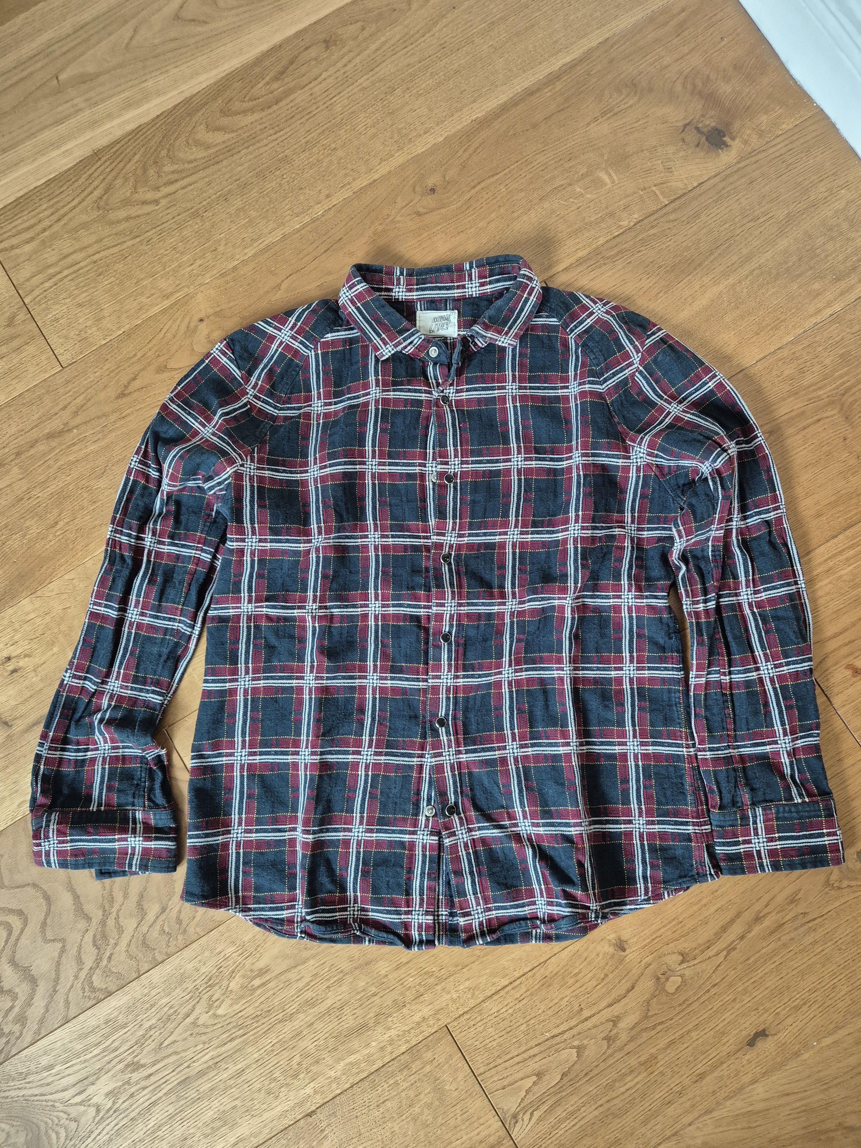 Nine Lives Nine Lives brown-red-checkered Shirt Size US M / EU 48-50 / 2 - 1 Thumbnail