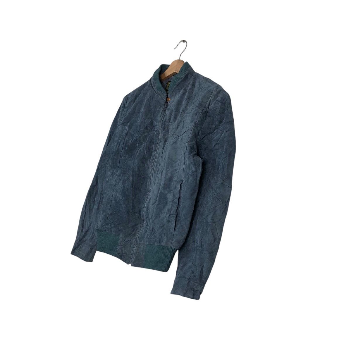 Japanese Brand 📌Vtg Bomber Leather Jacket Genuine Echtes Leder Echt Deer Size US M / EU 48-50 / 2 - 3 Thumbnail