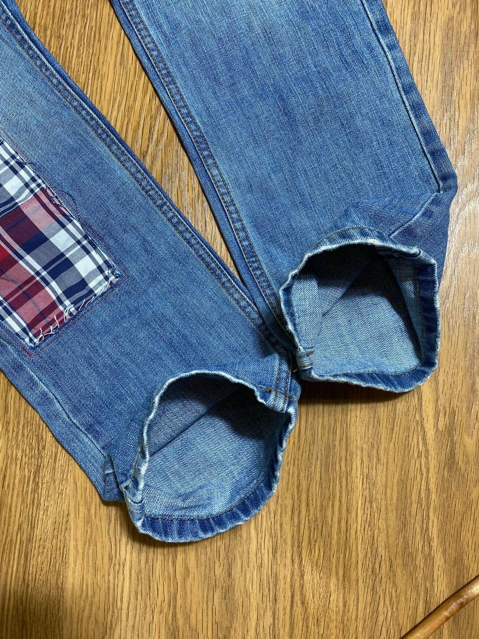 Japanese Brand Dirty Distressed Jeans Patchwork Painted Flared Baggy Size US 32 / EU 48 - 21 Thumbnail