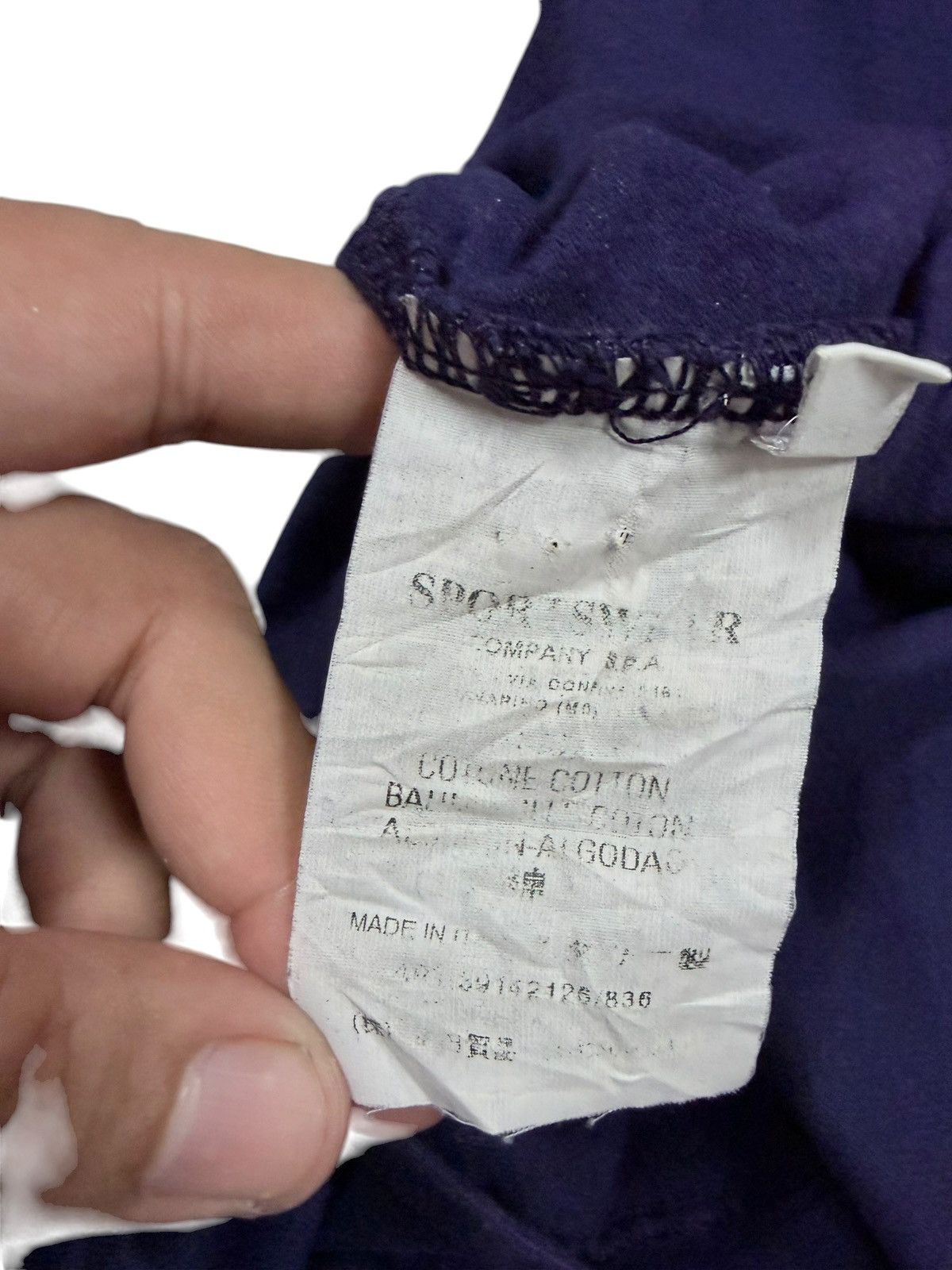 Stone Island Autumn/Winter 2003 Stone Island Denims Sunfaded Tee Size US M / EU 48-50 / 2 - 13 Thumbnail