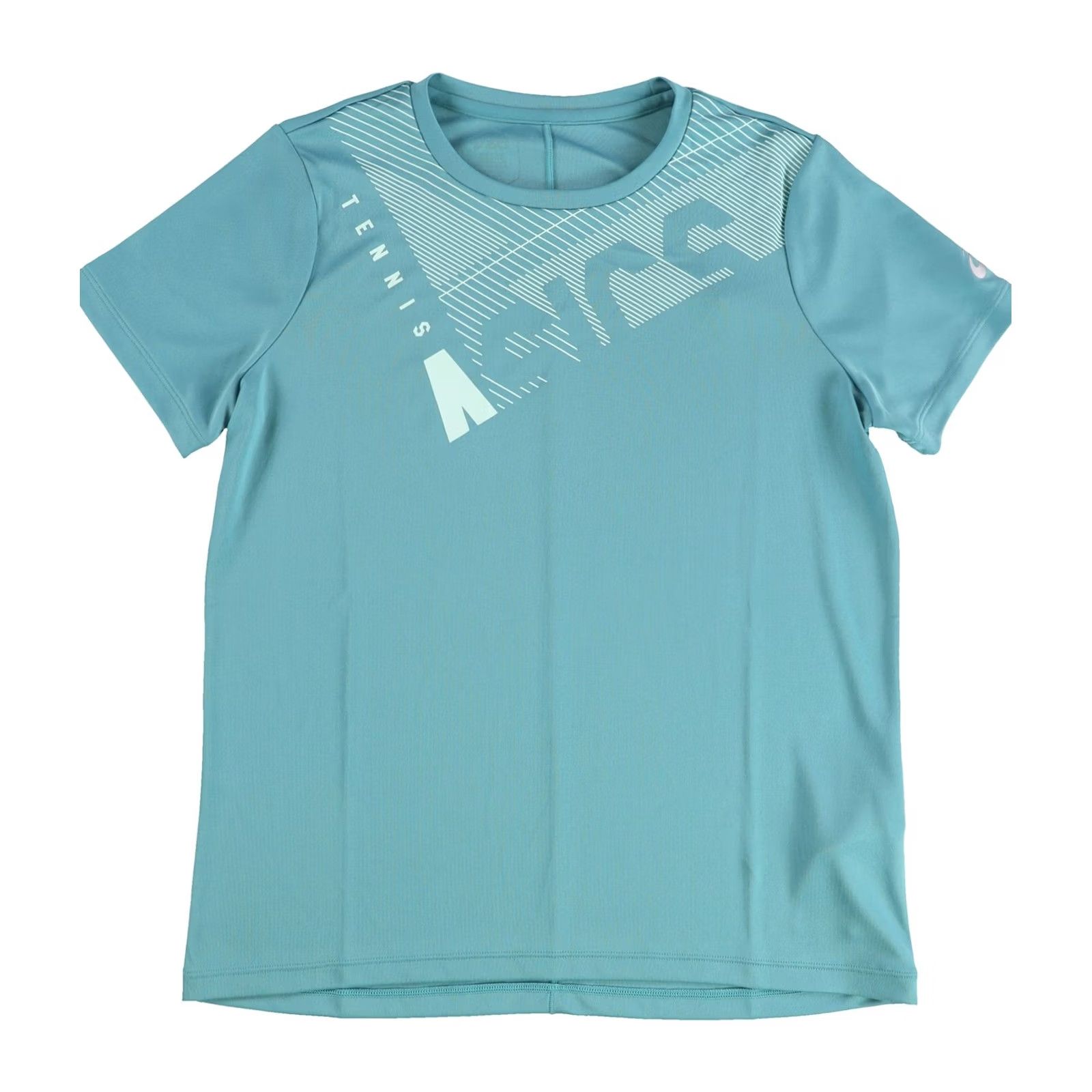 Asics ASICS Womens Tennis Graphic T-Shirt, cyan, M Size M / US 6-8 / IT 42-44 - 2 Thumbnail