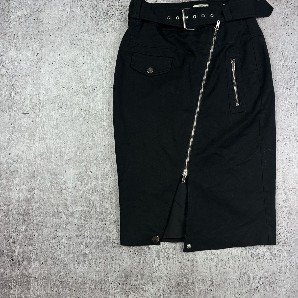 Jean Paul Gaultier Women's Jean Paul Gaultier x Lindex Midi Black Skirt Size 25" / US 0 / IT 36 - 3 Thumbnail