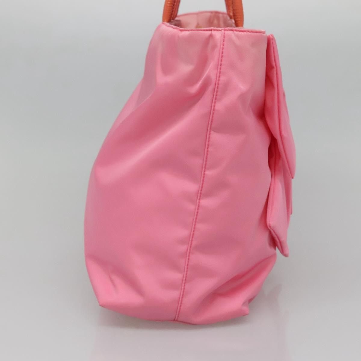 Prada PRADA Hand Bag Nylon Pink Gold Size ONE SIZE - 4 Thumbnail
