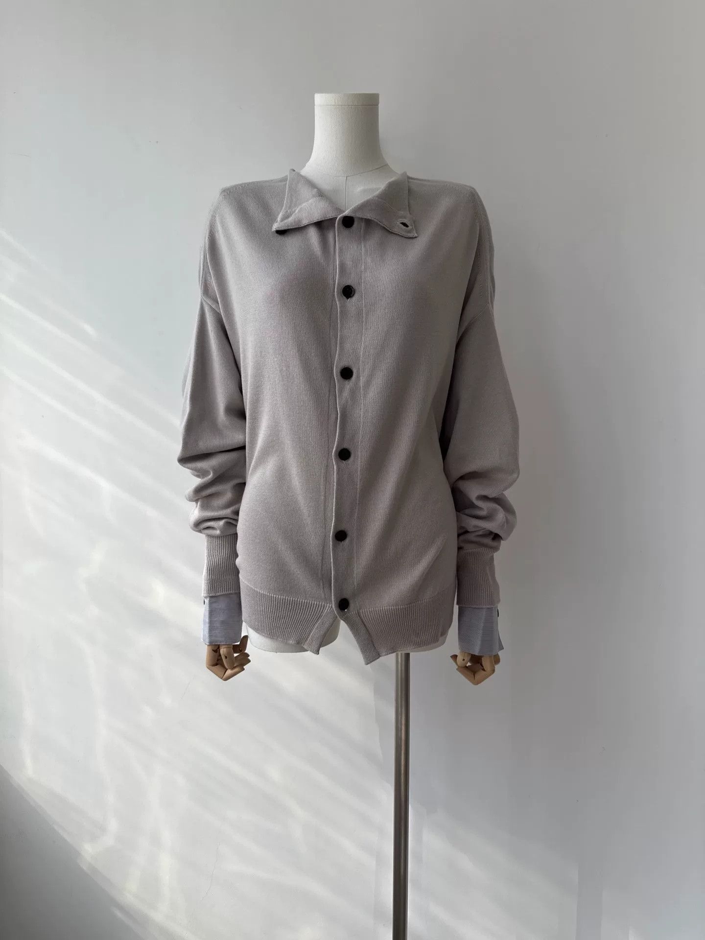 Y's Yohji Yamamoto Y's Layered Knit Cardigan Size M / US 6-8 / IT 42-44 - 1 Thumbnail