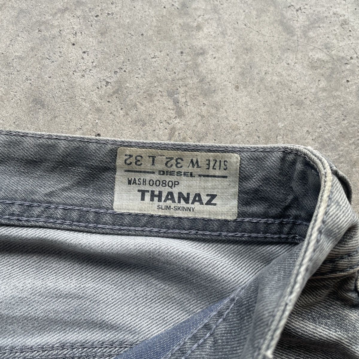 Diesel Vintage Diesel Industry Thanaz Faded Black Jeans Pants W35 Size US 35 - 7 Thumbnail