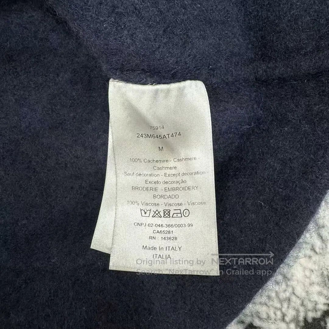 Dior dior logo embroidered cashmere sweater. Size M / US 6-8 / IT 42-44 - 4 Thumbnail