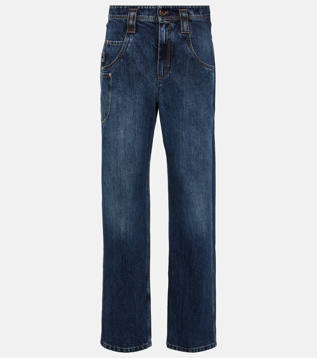 Brunello Cucinelli o1y0725 Denim Pant in Blue Size 30" / US 8 / IT 44 - 1 Thumbnail