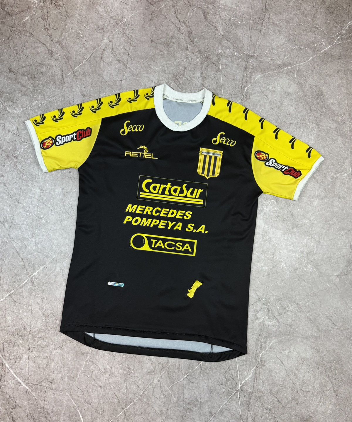 Vintage Rare Almirante Brown Argentina Soccer Jersey - Retiel Size M Size US M / EU 48-50 / 2 - 2 Thumbnail
