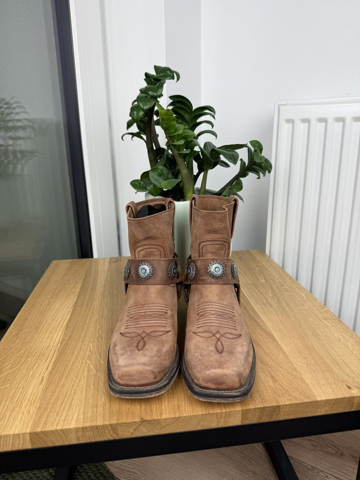 Sendra × Vintage Vintage Sendra Women’s Cowboy Leather Boots Size US 6 / IT 36 - 5 Thumbnail
