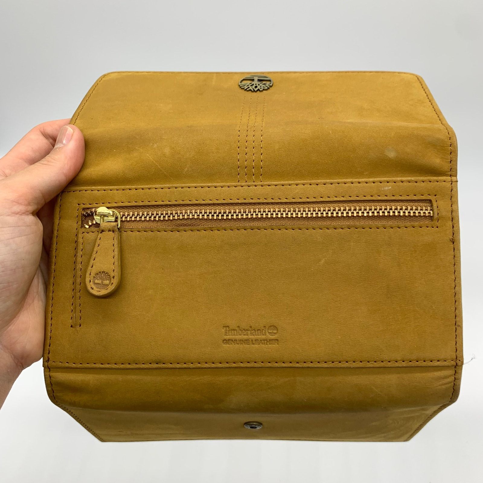 Timberland Timberland Leather Long Wallet Women Yellow Snap Enclosure Size ONE SIZE - 11 Thumbnail