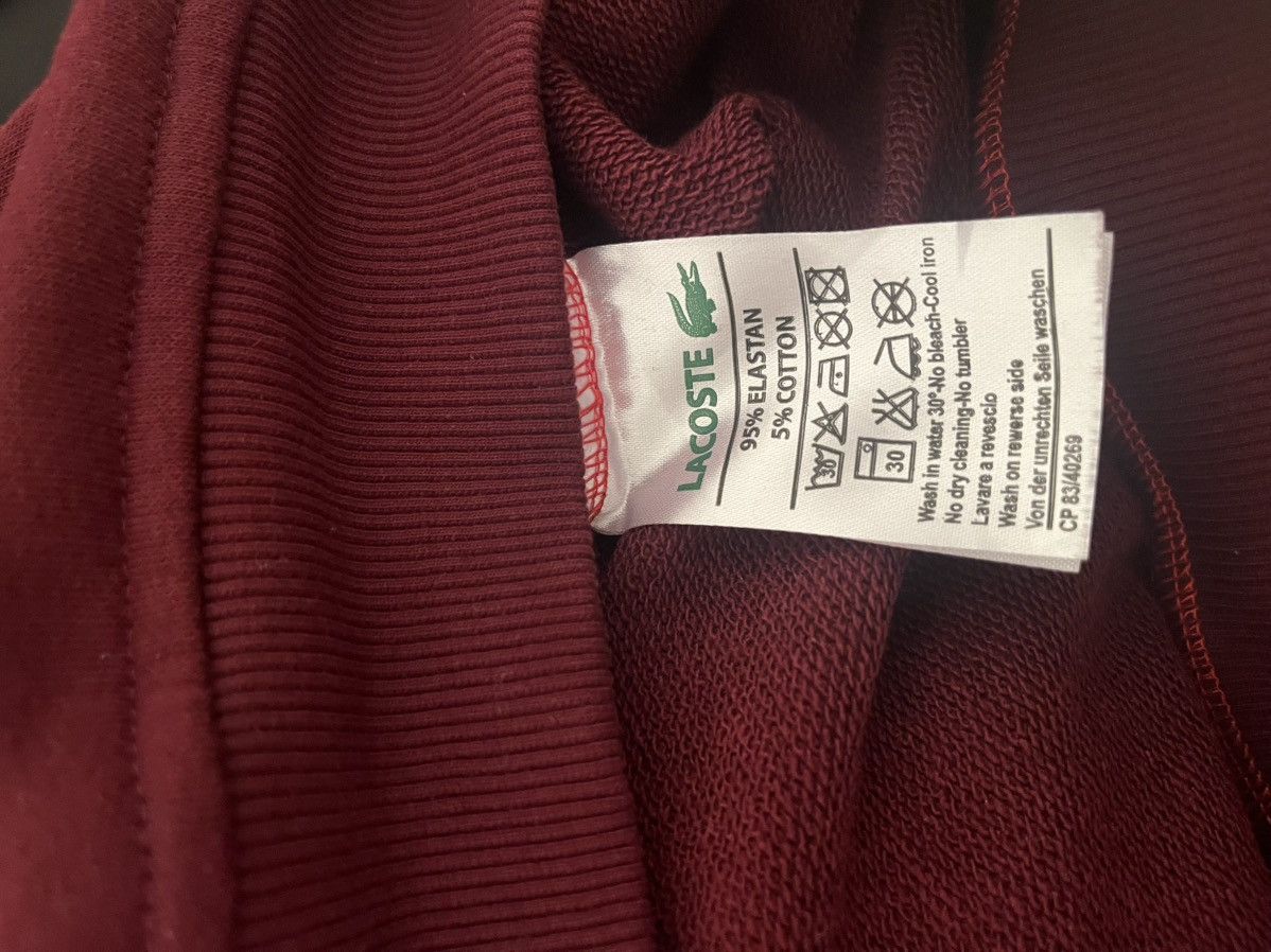 Lacoste Pull Lacoste couleur bordeaux Size US XXL / EU 58 / 5 - 4 Thumbnail