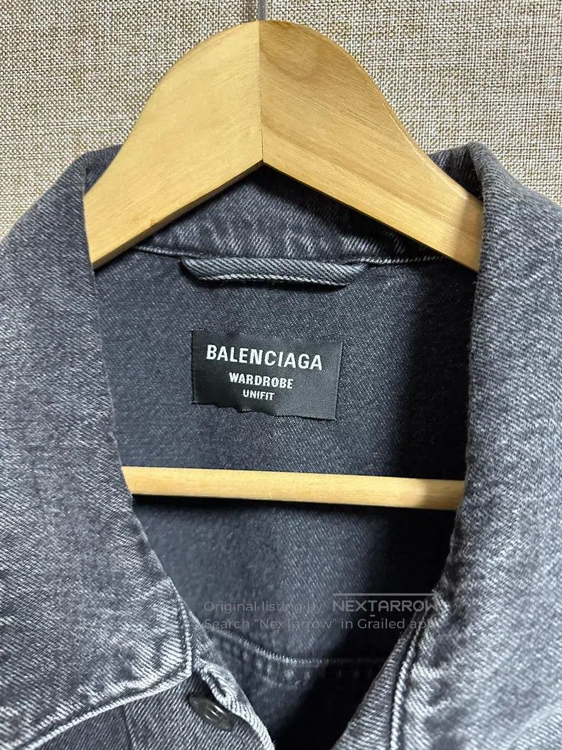Balenciaga Balenciaga Rock Band Lightning Logo Denim Jacket Size US S / EU 44-46 / 1 - 3 Thumbnail