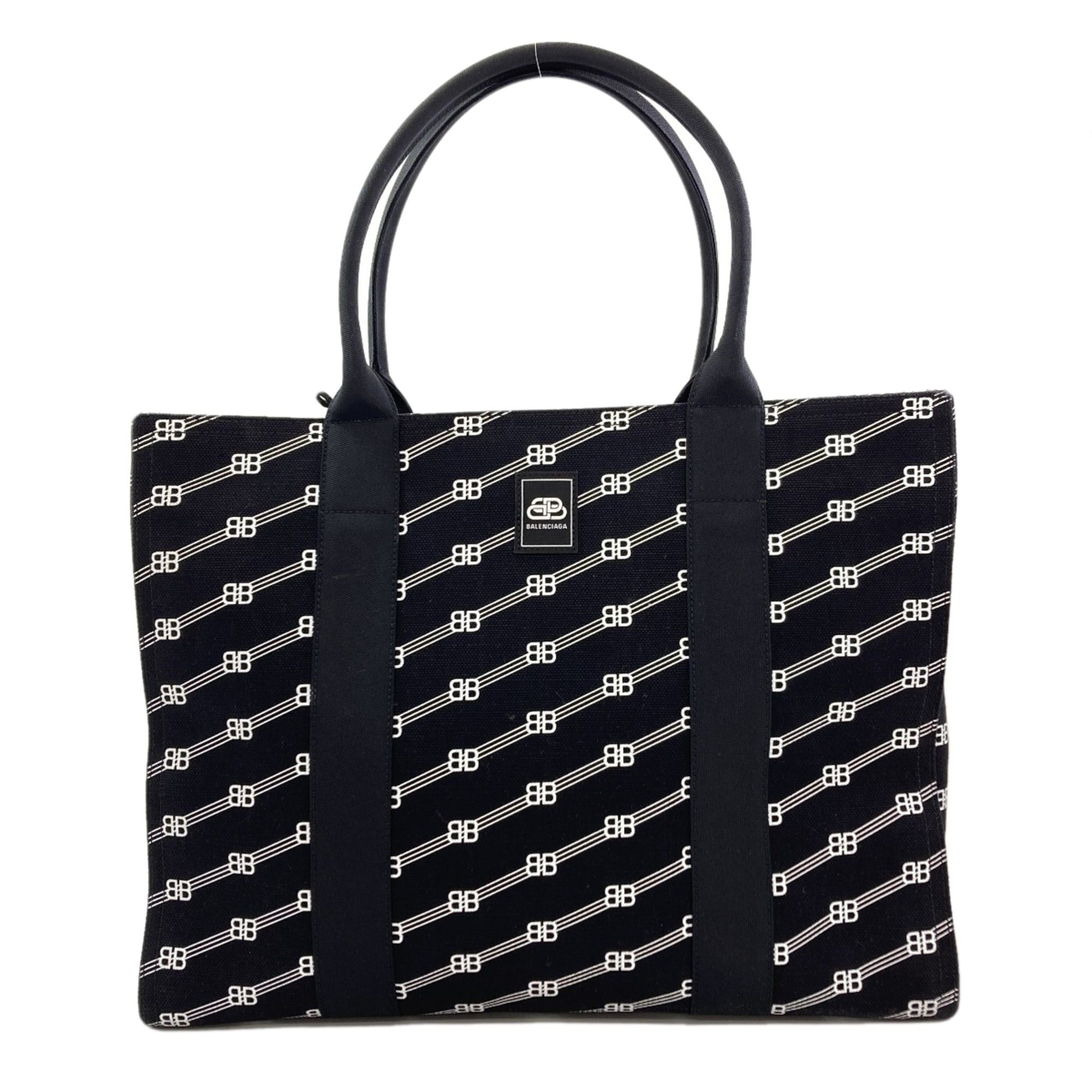 Balenciaga Balenciaga 621826 BB Monogram Tote Bag Canvas Women's BALENCIAGA Size ONE SIZE - 1 Thumbnail