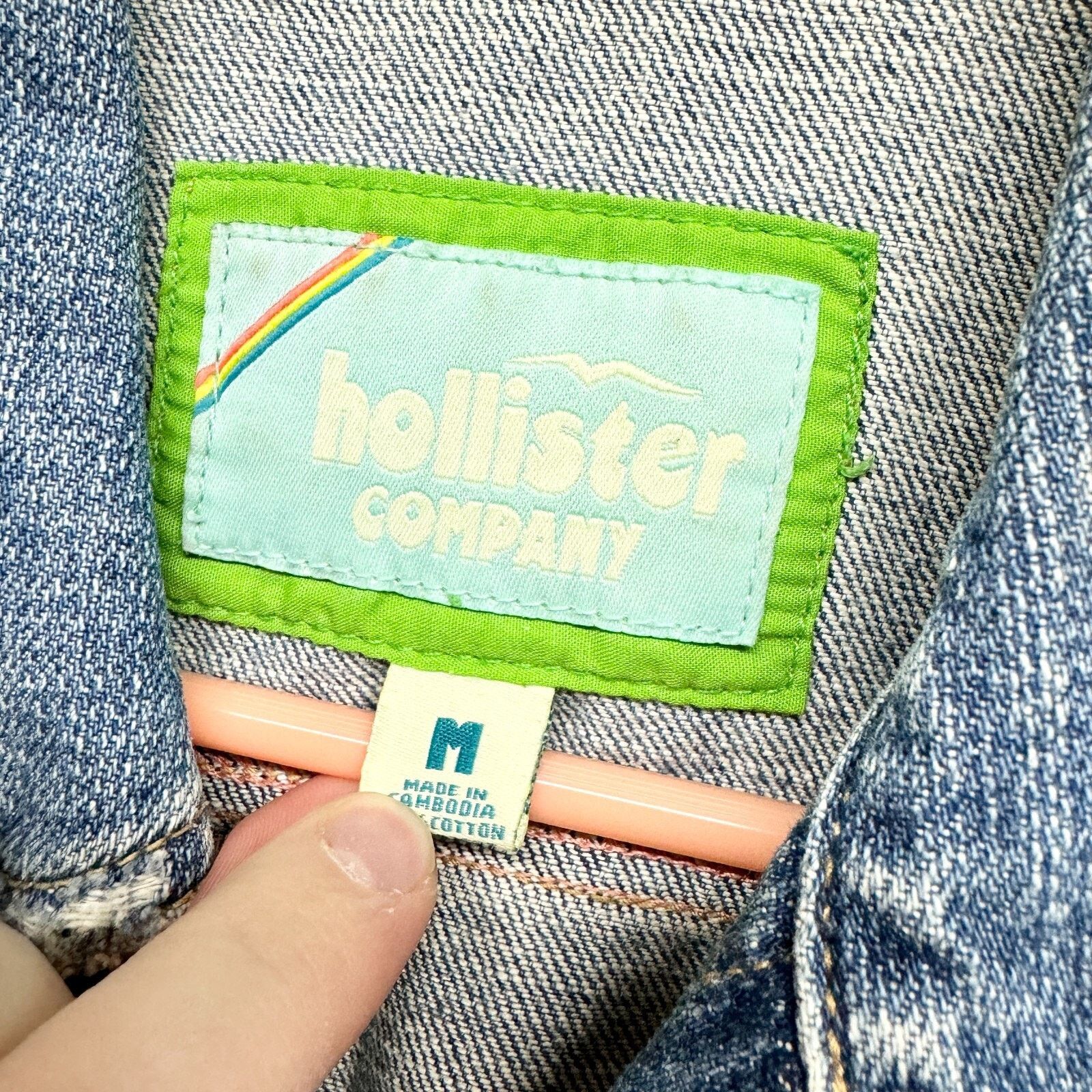 Hollister Hollister Vest Medium Denim Button Up Distressed 90s VTG Size M / US 6-8 / IT 42-44 - 2 Thumbnail