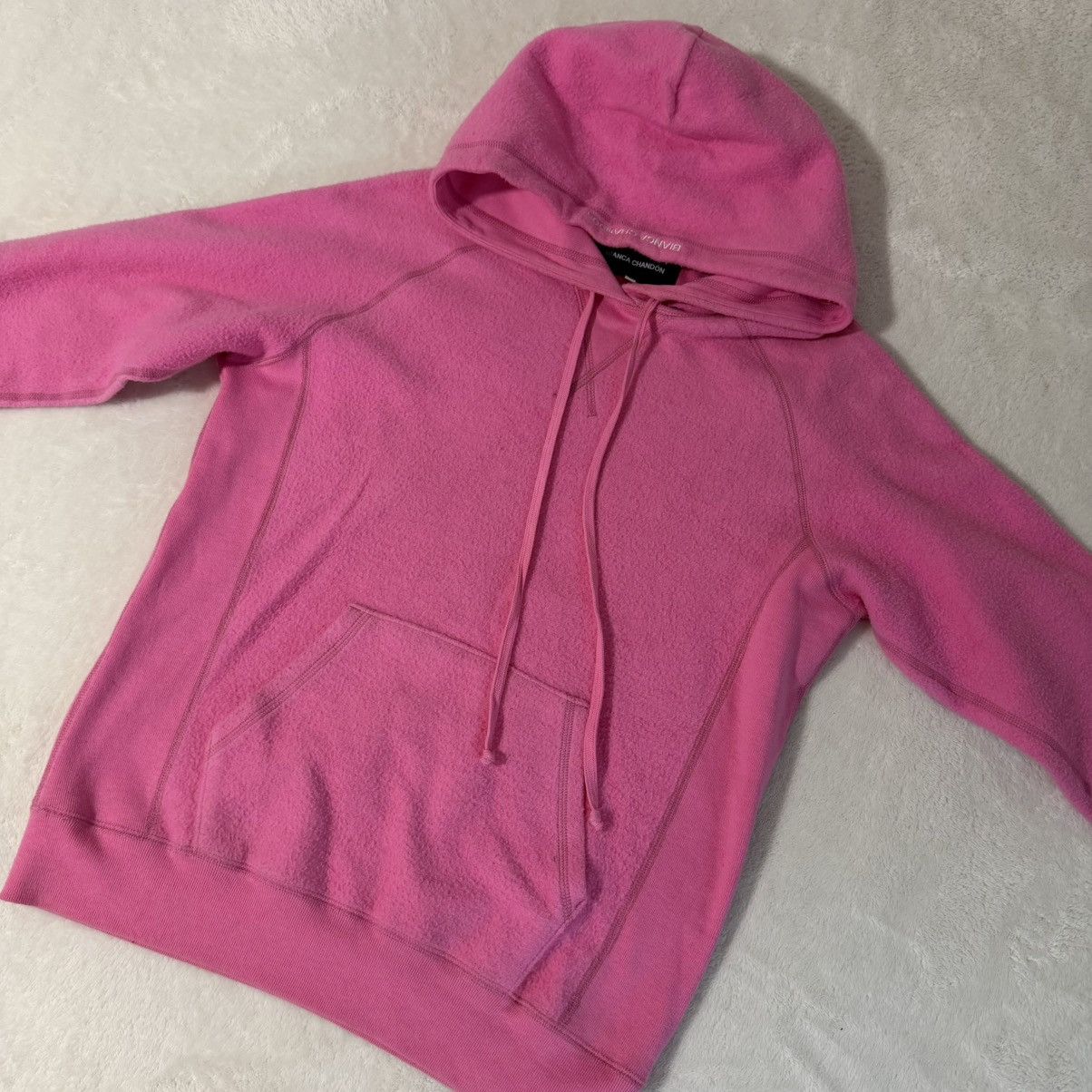 BIANCA CHANDON Bianca Chandon Reverse Fleece Hoodie Pink Size US S / EU 44-46 / 1 - 2 Thumbnail