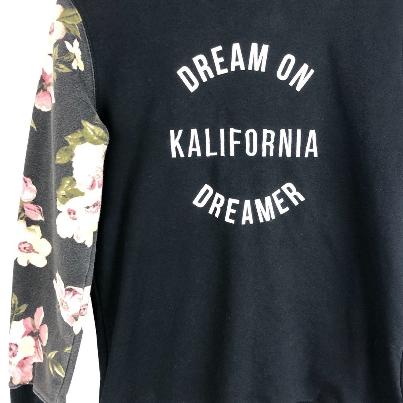 Kendall And Kylie Kendall & Kylie Women’s Dream On Pullover Floral Sweatshirt Size M / US 6-8 / IT 42-44 - 7 Thumbnail