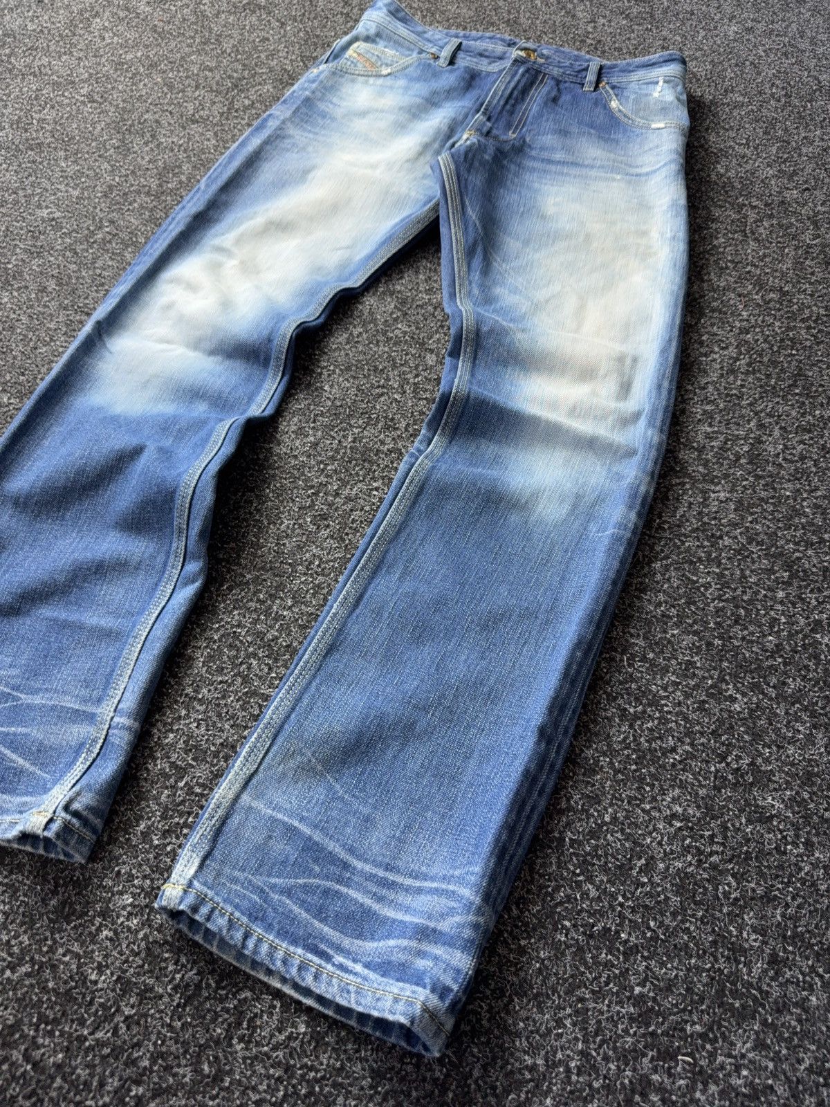 Diesel Vintage 00s Y2K Diesel Luxury Krooley Denim pants Jeans Size US 30 / EU 46 - 3 Thumbnail