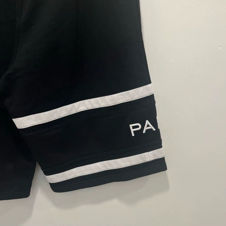 Givenchy Givenchy SizeXL Black Striped Embroidered Logo Casual Short Size US 30 / EU 46 - 4 Thumbnail