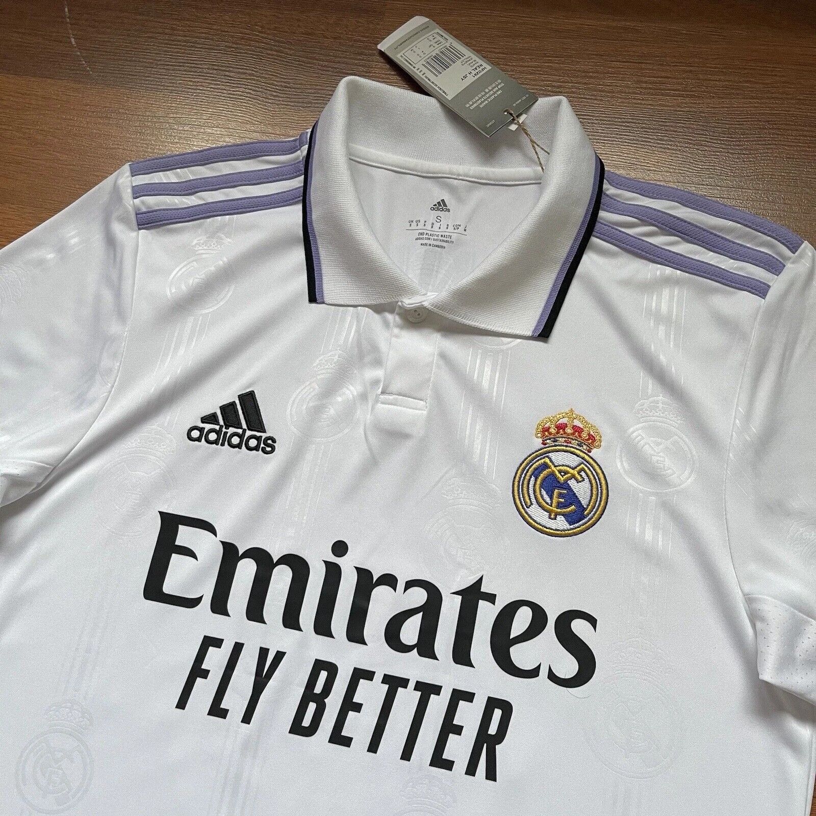 Adidas REAL MADRID ADIDAS 2022/2023 FOOTBALL HOME JERSEY #20 VINI Size US S / EU 44-46 / 1 - 4 Thumbnail
