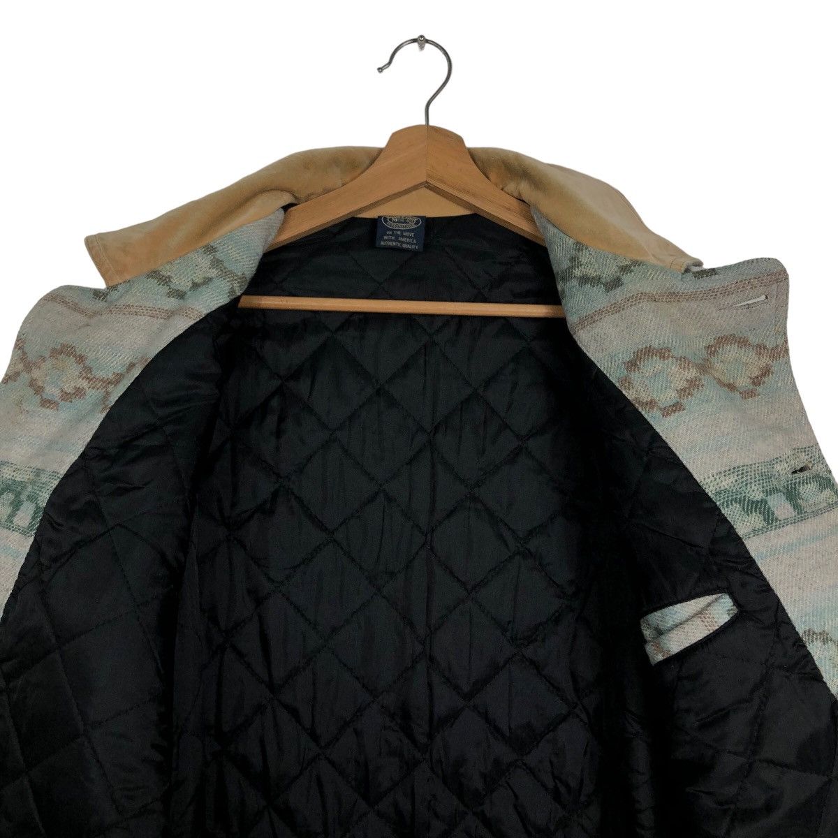 Japanese Brand 🔥90’s Navajo Aztec Wool Chore Jacket Herald Tribune America Size US M / EU 48-50 / 2 - 11 Thumbnail