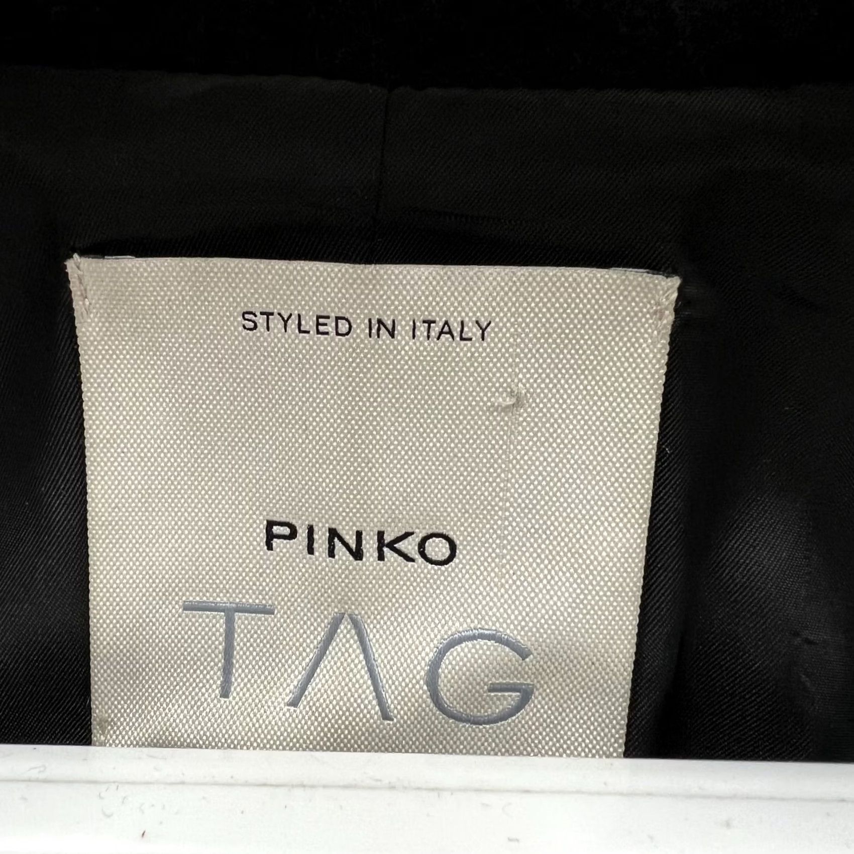 Pinko PINKO Coat Jacket Ladies Wool Blend Fur Detail US 4 UK 8 Black Wool Blend Coat Jacket Mens Womens Girls Boy Title Size M / US 6-8 / IT 42-44 - 7 Thumbnail