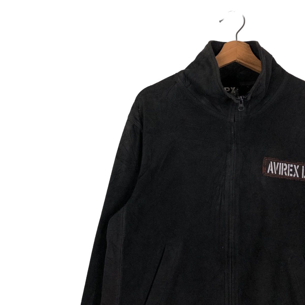 Avirex 📌VINTAGE BIKER JACKET AVIREX USA BIG LOGO MILITARY Size US L / EU 52-54 / 3 - 7 Thumbnail