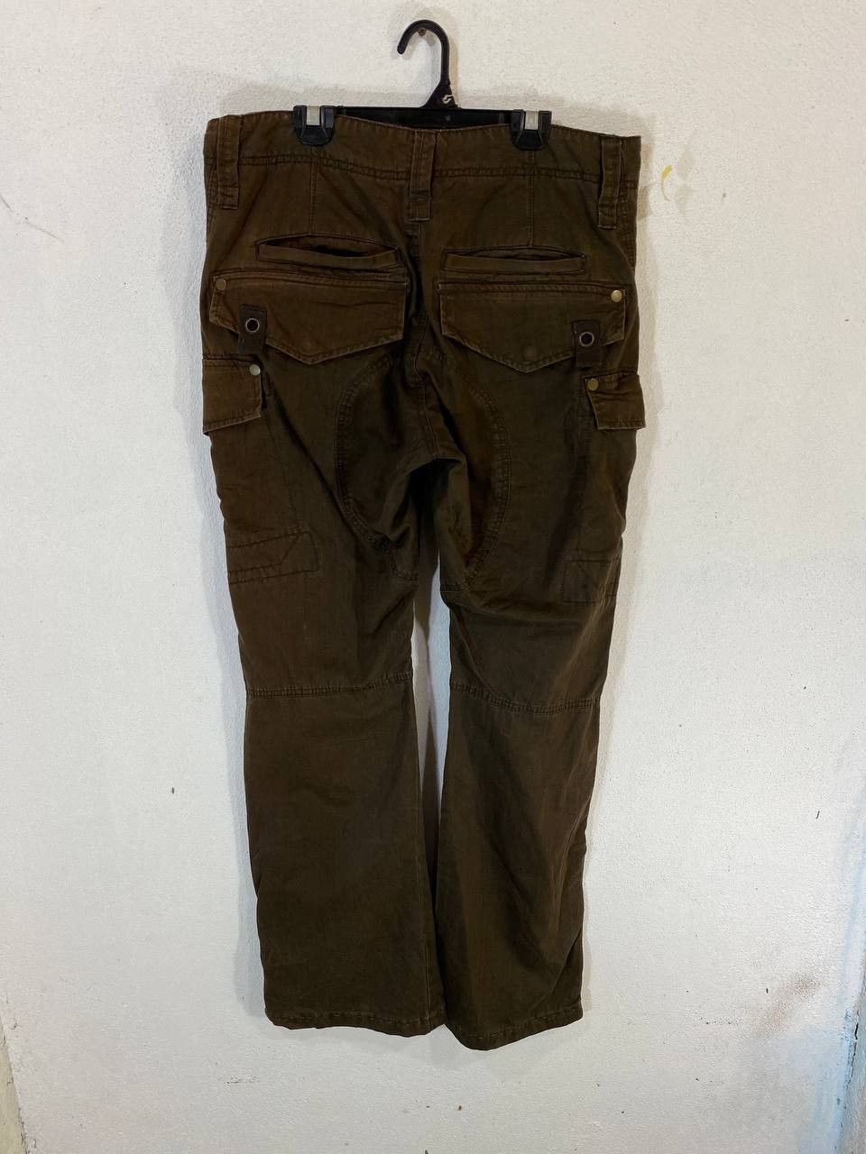 image of If Six Was Nine s Cargo Pants Bondage Style in Dark Green, Men's (Size 35)