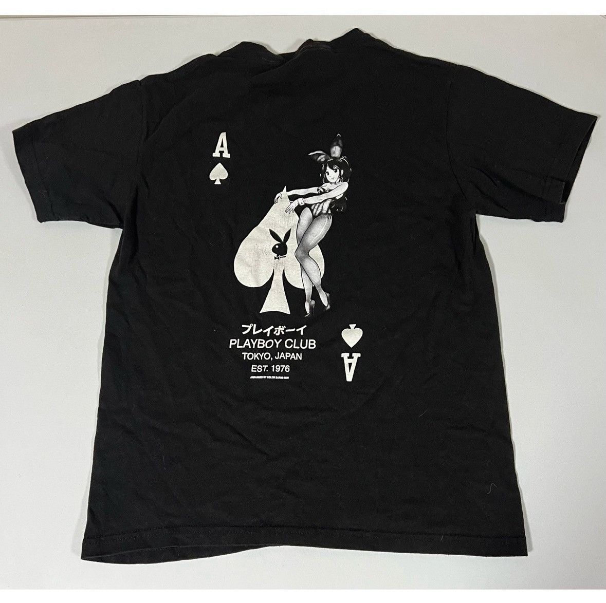 Playboy Black Playboy Bunny Playing Card T-Shirt Top Tee Size S 🤍🖤 Size US S / EU 44-46 / 1 - 3 Thumbnail