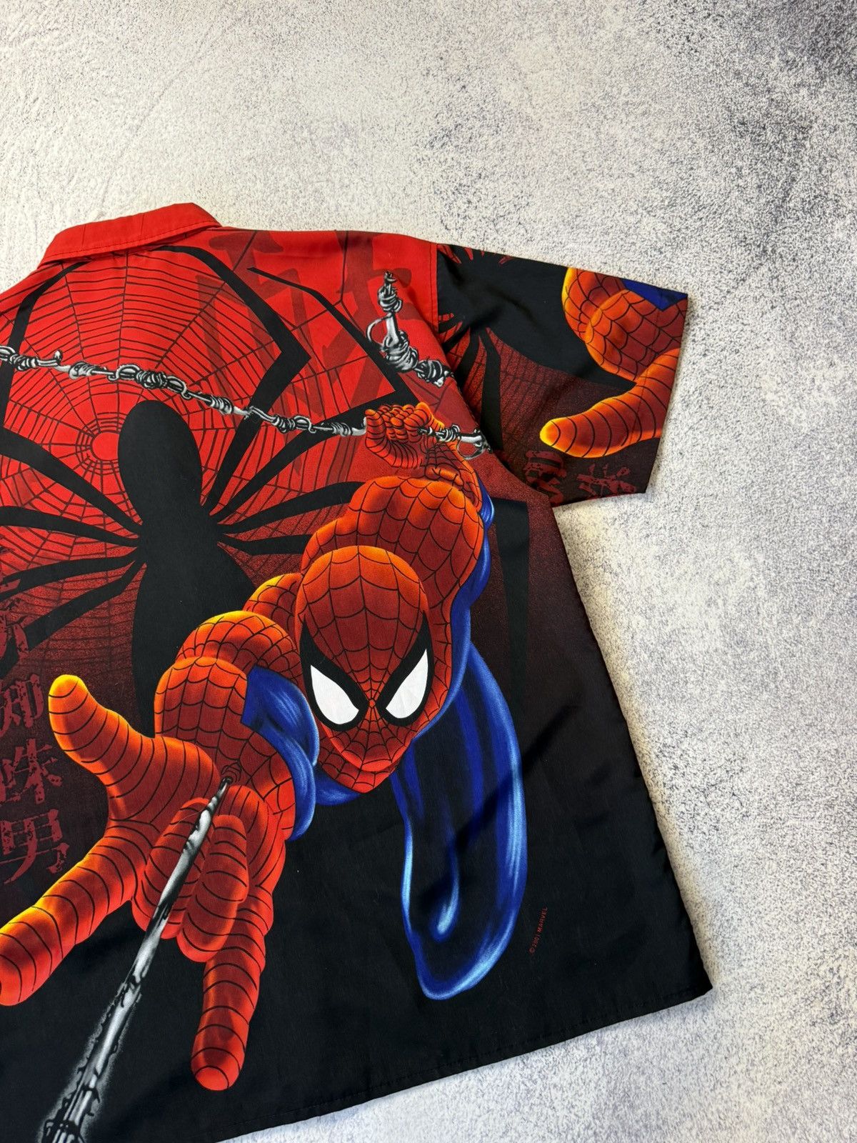 Marvel Comics Vintage Changes Spiderman 2001 AOP Button Up Shirt Size US M / EU 48-50 / 2 - 18 Thumbnail