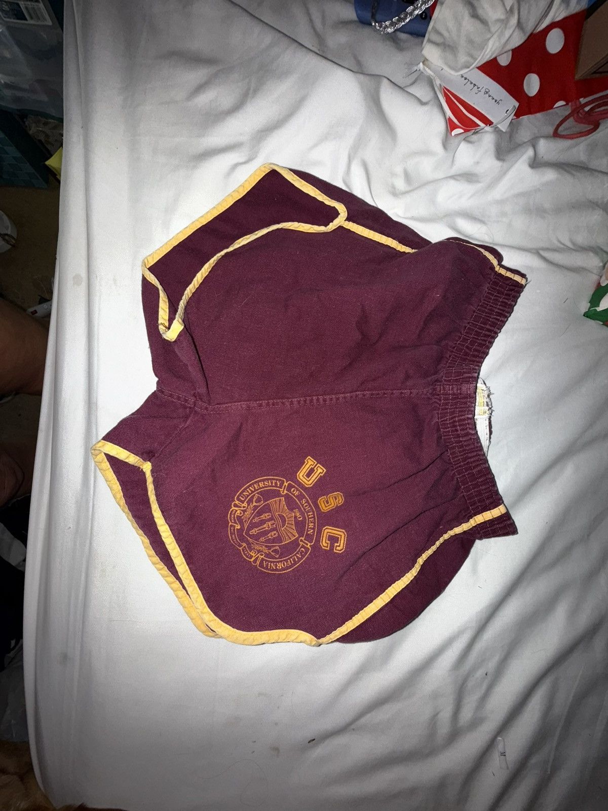 Nike Vintage 70s USC Collegiate Pacific Running Shorts 3.5" Size 27" / US 4 / IT 40 - 11 Thumbnail