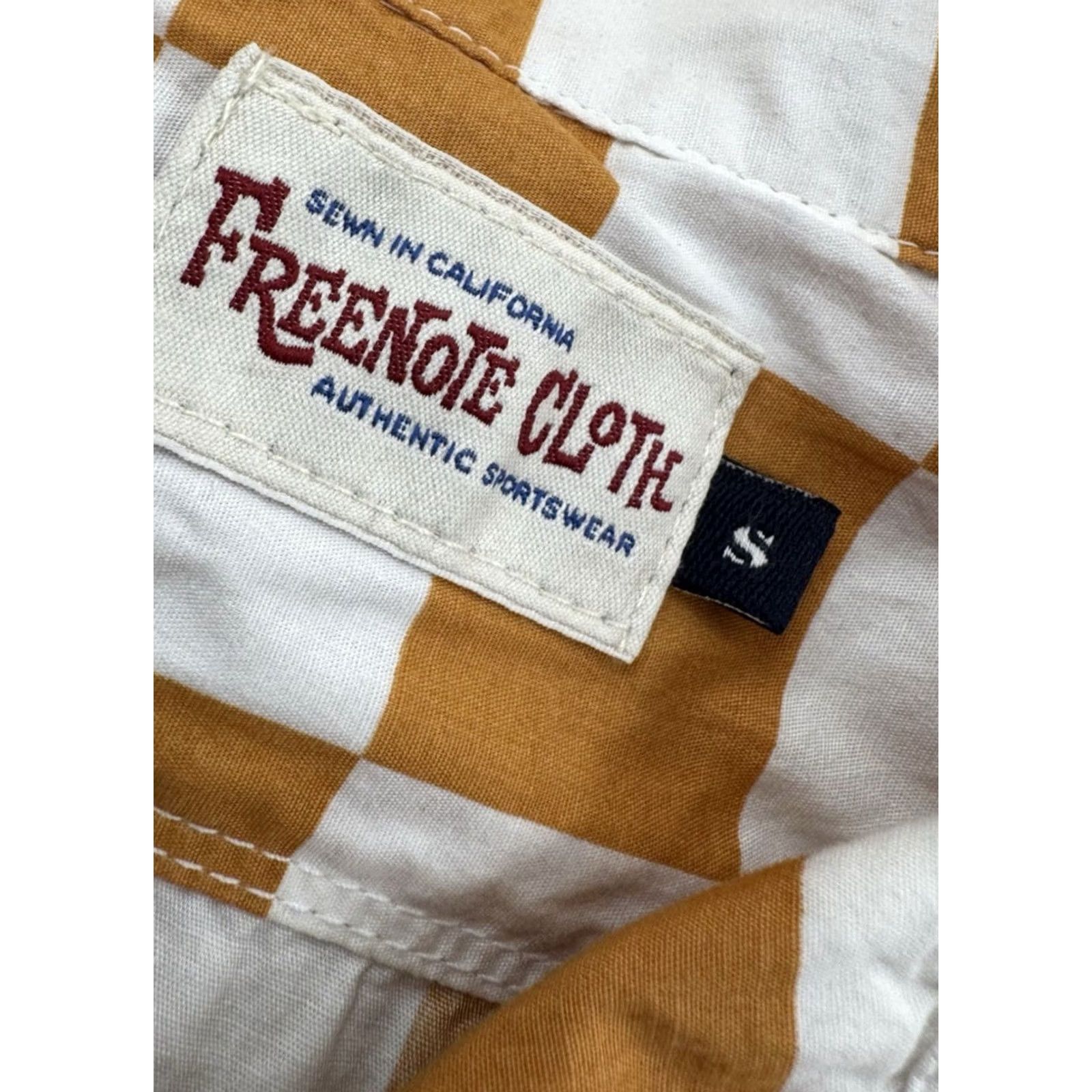 Freenote Cloth FREENOTE CLOTH Plaid Geometric Shirt Mens S White / Pumpkin Size US S / EU 44-46 / 1 - 3 Thumbnail