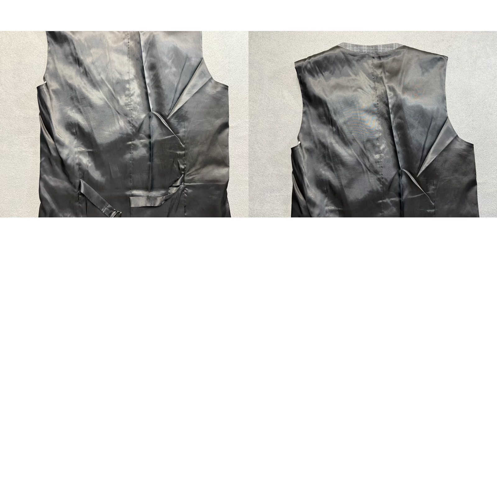 NEXT NEXT Wool Gray Vest Waistcoat Mens 38L Suit Vest 3 Piece Regular Size 38 Gray Wool Size US XXS / EU 40 - 11 Thumbnail