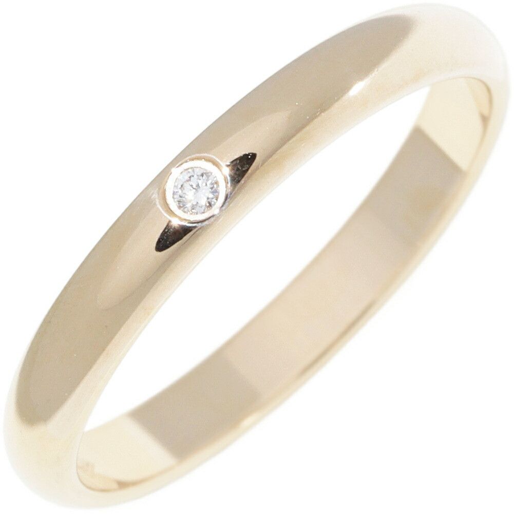 Cartier Cartier Cartier 1895 Wedding Ring Au750 Diamond Ring Size 10 Crocodile skin Ring B40576 DUTY FREE for USA Size ONE SIZE - 1 Thumbnail