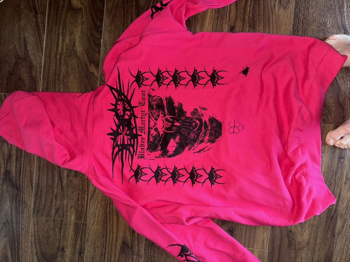 Other Official Bladee Martyr Tour pink Sweatshirt (XL). Size US XL / EU 56 / 4 - 2 Thumbnail