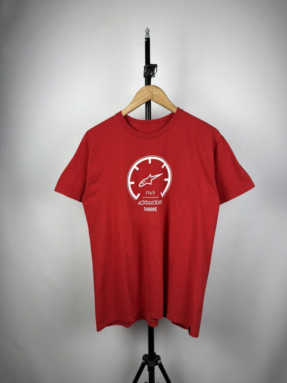 Vintage Vintage Y2K Alpinestar big logo Racing faded t shirt Size US L / EU 52-54 / 3 - 1 Thumbnail