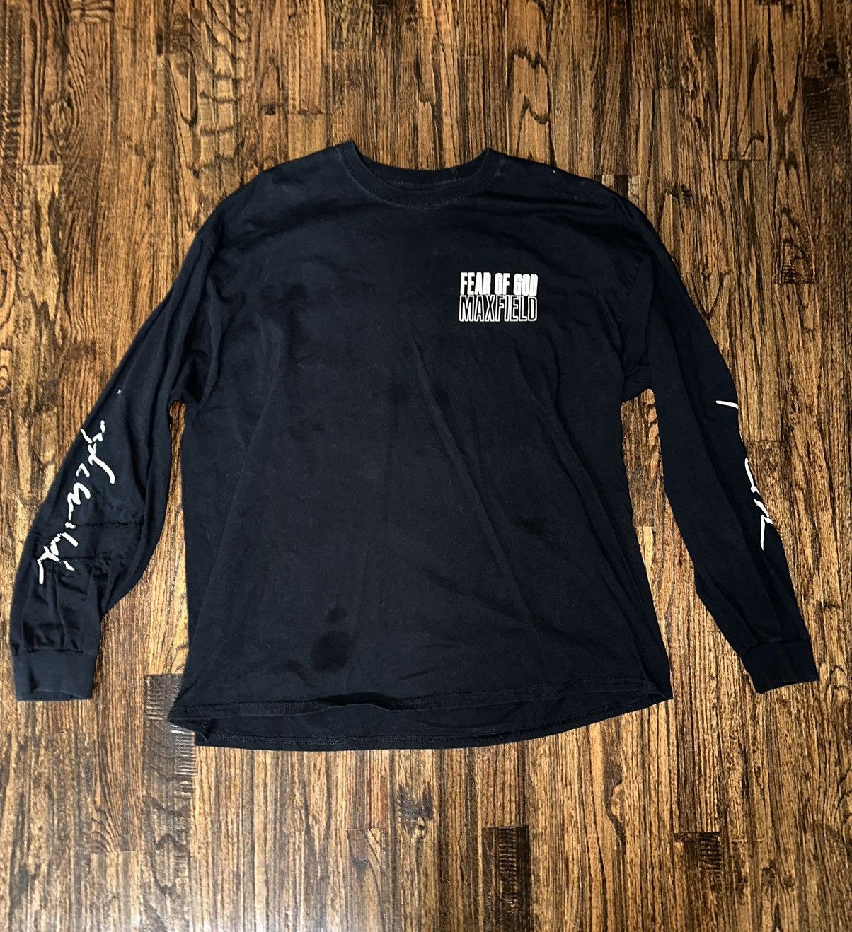 Fear of God × Maxfield Los Angeles Fear Of God Maxfield 2017 Long Sleeve Tshirt Mens Christmas Size US XXL / EU 58 / 5 - 7 Thumbnail