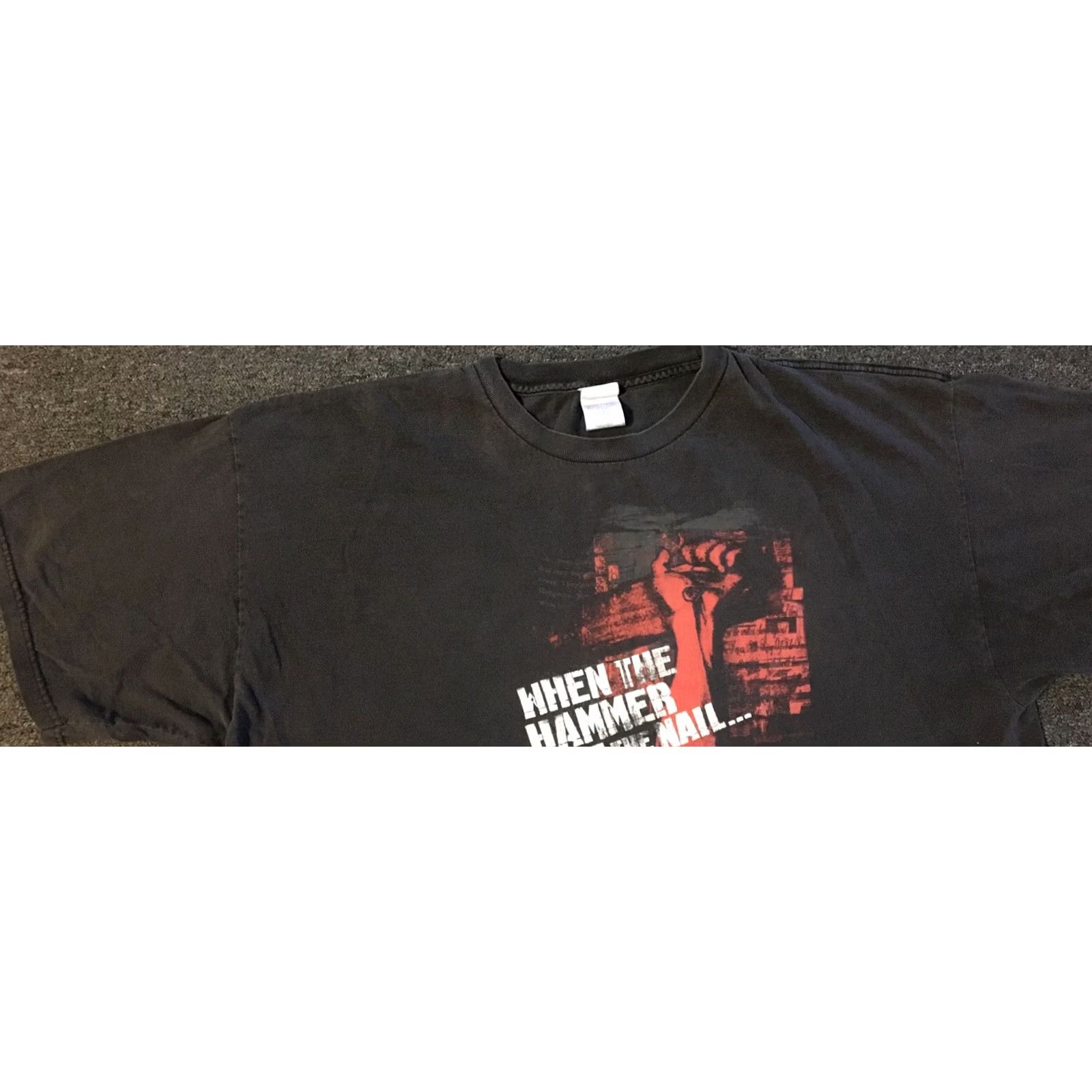 Vintage VINTAGE 90s Jesus Shirt XXL Black Short Sleeve Men Grunge Biker Religion Christianity Funny Rock USA Size US XXL / EU 58 / 5 - 6 Thumbnail