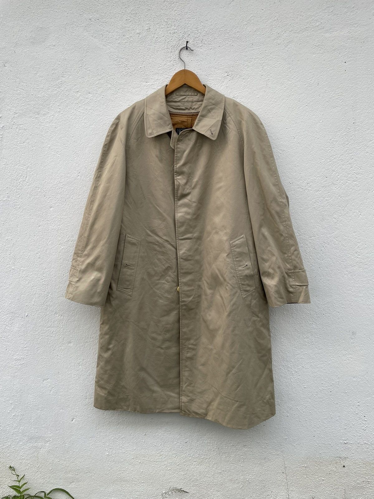 Burberry Prorsum × Vintage Vintage Burberrys Nova Checked Trench Jacket Size US M / EU 48-50 / 2 - 2 Thumbnail