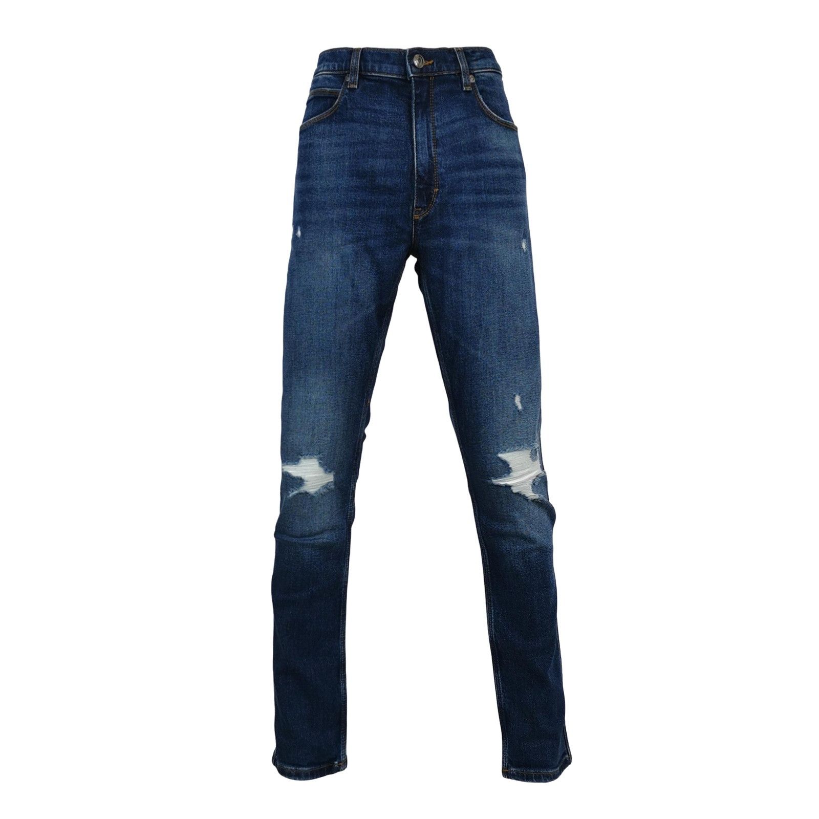 Hugo Boss HUGO Distressed Ripped Denim Jeans W34 L32 Size US 34 / EU 50 - 1 Thumbnail