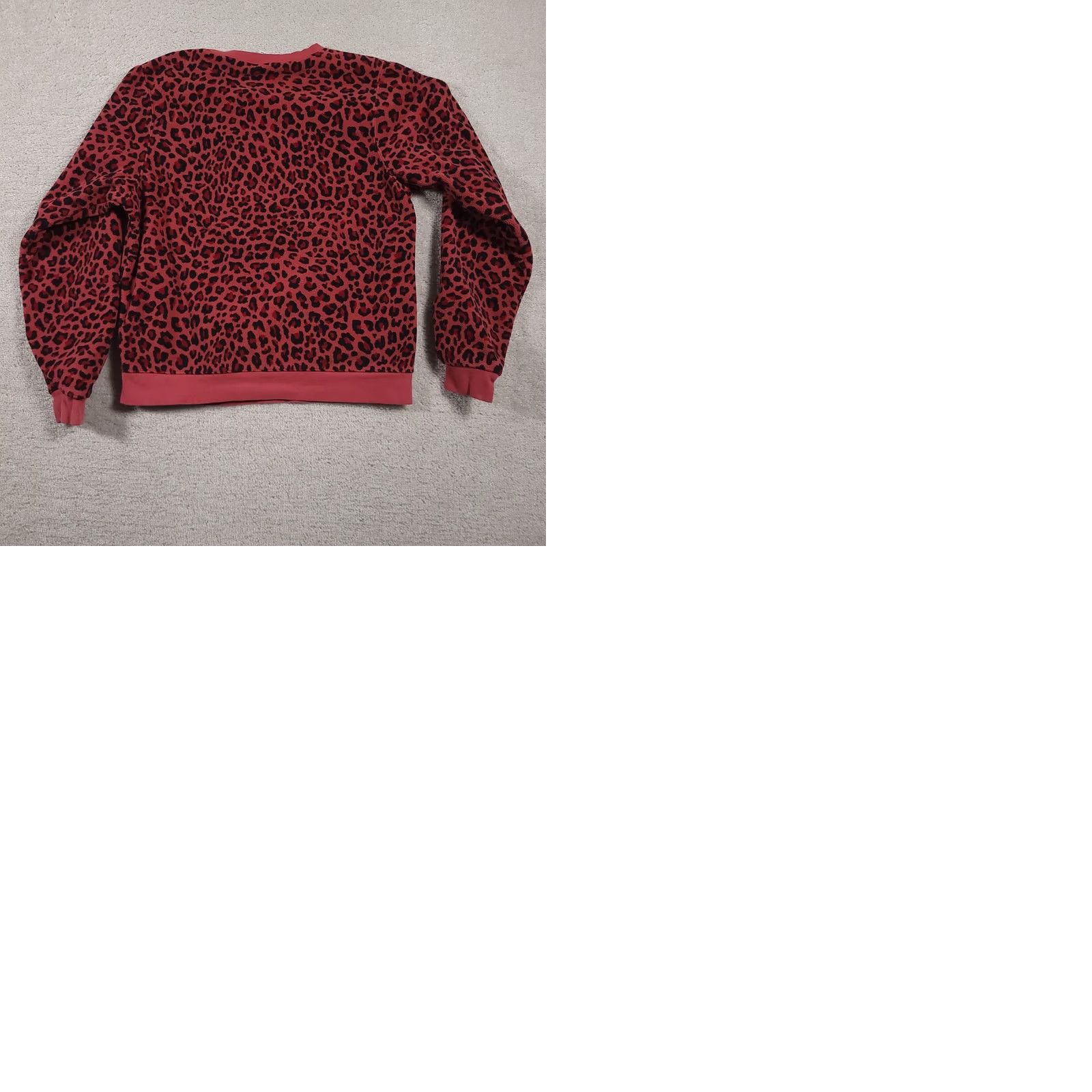 Nike VINTAGE Nike Sweater Womens XS Leopard Print Crewneck Pullover Fleece Animal Print Size XS / US 0-2 / IT 36-38 - 9 Thumbnail