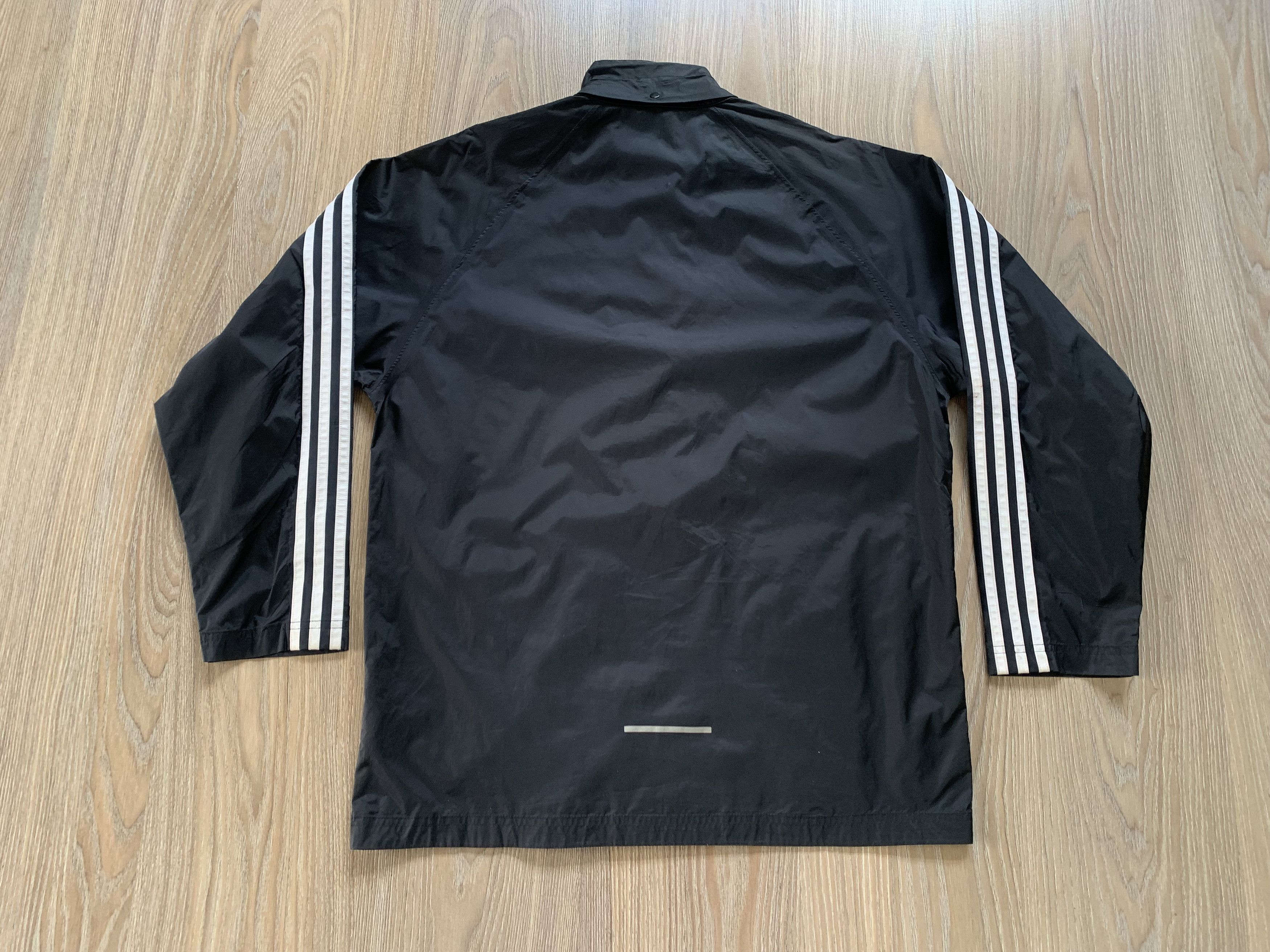 Adidas Youth Vintage Adidas Black Waterproof Rain Jacket Size US XXS / EU 40 - 3 Thumbnail