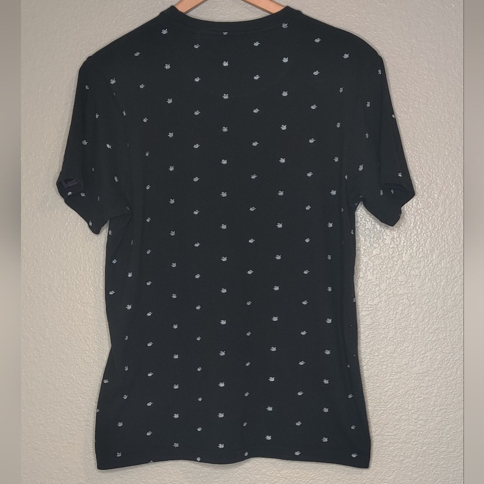 Denim & Co. Denim & Flower Black Halloween Polo Shirt Ghosts BOO Crew Size US L / EU 52-54 / 3 - 10 Thumbnail