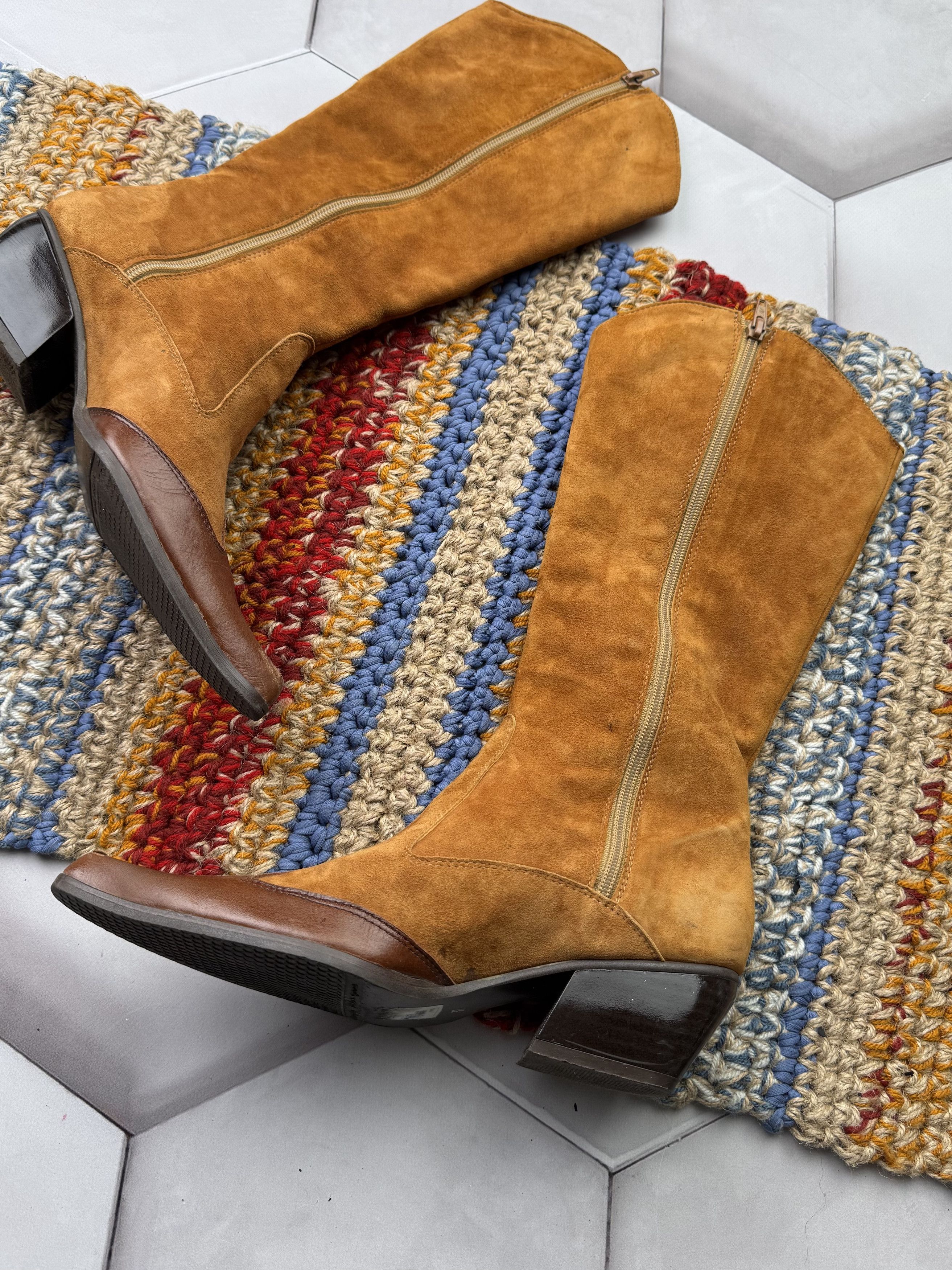 Japanese Brand Vintage Suede Boots Size US 7 / IT 37 - 6 Thumbnail